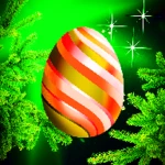 christmas children egg android application logo